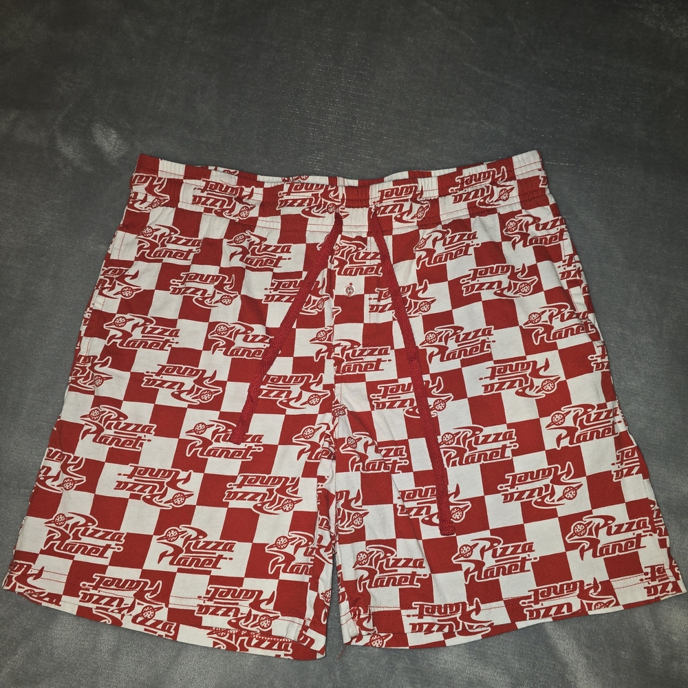 Disney Pixar Toy Story Red and White Shorts